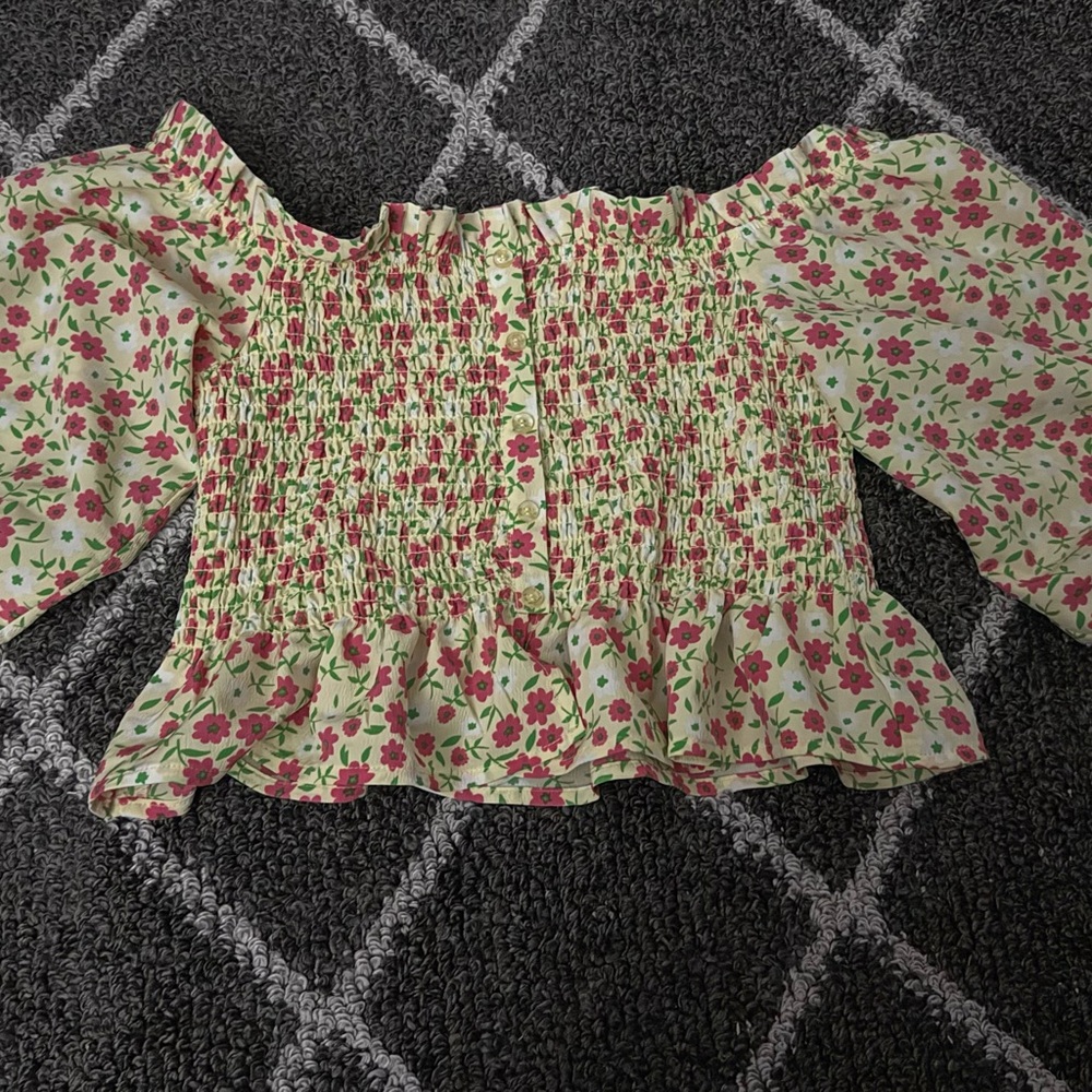 Floral Off-Shoulder Top